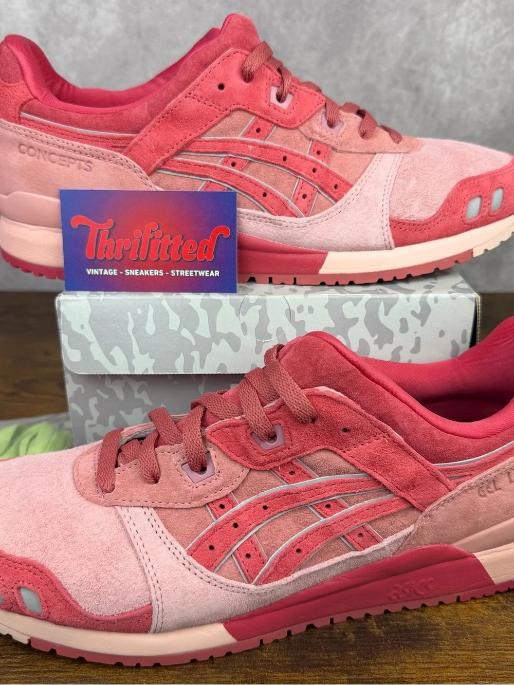 ASICS Gel-Lyte 3 x Concepts Otoro Size 11 1203A121-700 Coral Men’s Shoes OG Rare